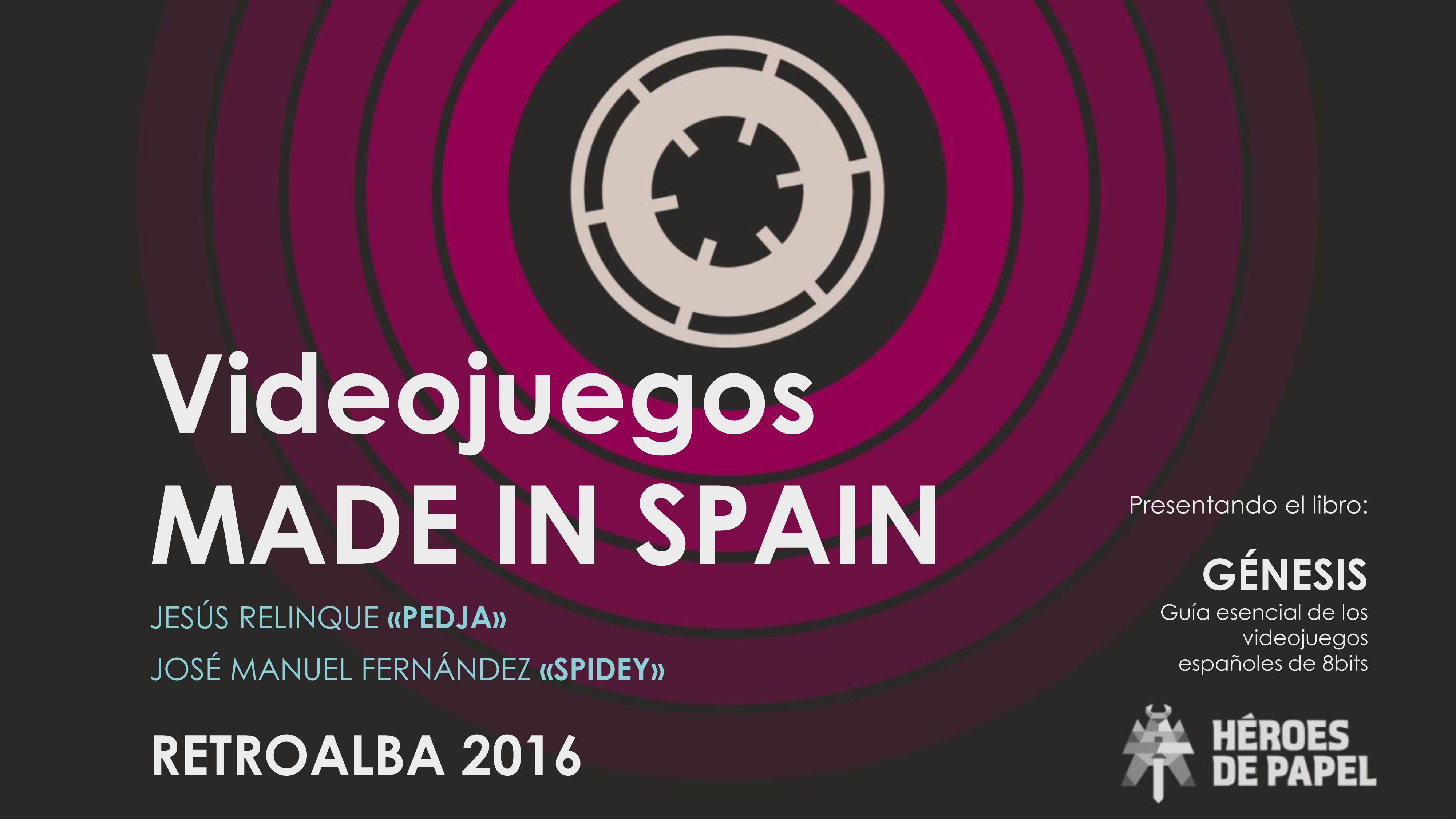 RetroAlba 2016 Charla de los autores del libro Génesis