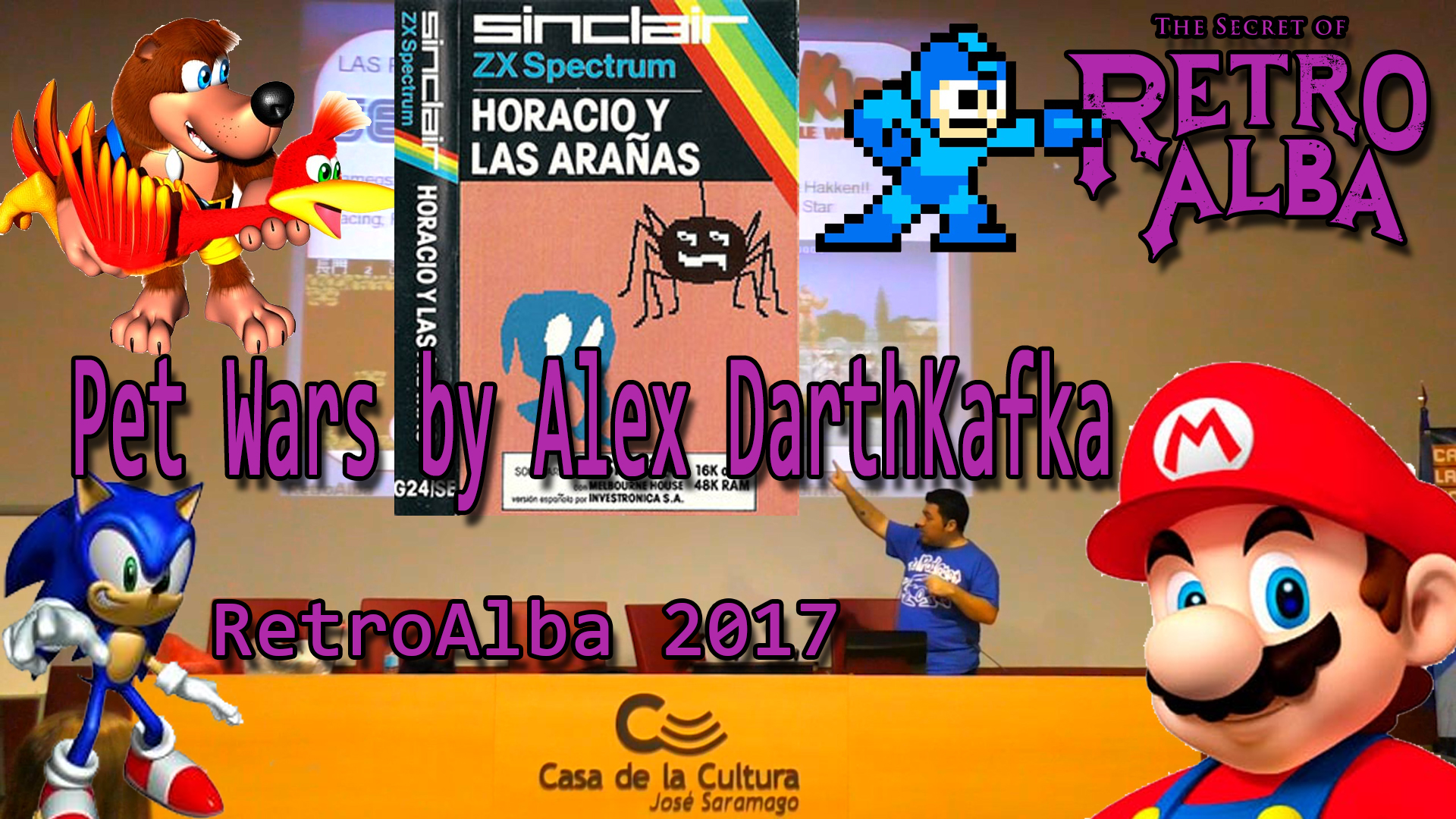 RetroAlba 2017 Charla Pet Wars by Alex DarthKafka