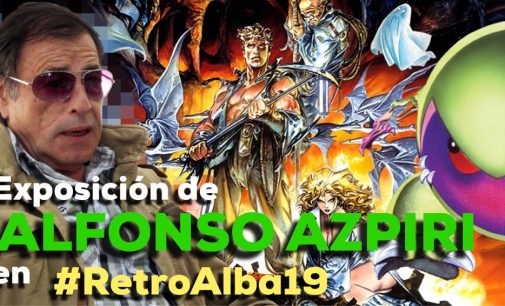 Exposición de Alfonso Azpiri en Retroalba 2019.