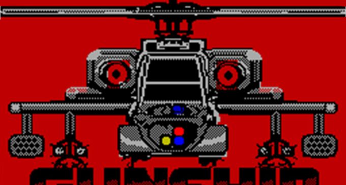 Gameplay: «Gunship» (Spectrum)